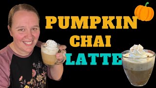 Pumpkin Chai Latte Recipe [upl. by Idnahc]