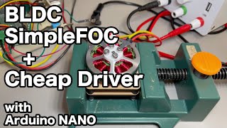 SimpleFOC  Cheap BLDC Driver with Arduino nano [upl. by Ecnerat]