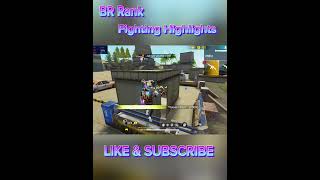 BR Rank Fighting Highlights🔥 freefire freefireclips freefireshorts shorts [upl. by Nnazil611]