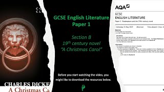 GCSE English Literature Paper 1 Section B quotA Christmas Carolquot [upl. by Terrijo]