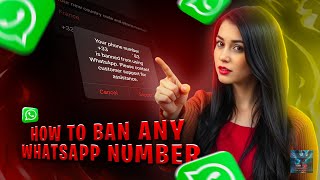 HOW TO BAN ANY WHATSAPP NUMBER 2024   100 WORKING  TEAM FADE [upl. by Enaamuj]