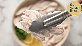 Juicy Poached Chicken in minutes  TSL Everyday [upl. by Vivi]