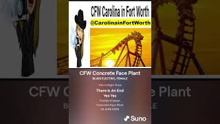 CFW Carolina In Fort Worth Freddy Krueger Concrete Face Plant 22 JUNE 2024 [upl. by Sone442]