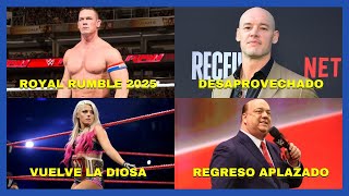 💥REGRESO DE PAUL HEYMAN APLAZADO ALEXA BLISS VOLVERÁ COMO LA DIOSACENA ROYAL RUMBLE WWE NOTICIAS💥 [upl. by Marshal]