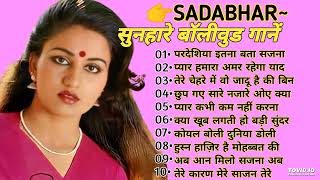 SADABAHARसुनहरे बॉलीवुड गानेHindi Bollywood Romantic Songbesthindisongअलकायाग्निककेगाने90hindi [upl. by Jordans]