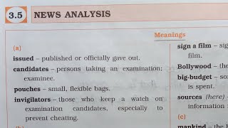 7th STD English Workbook Chp 35 News Analysis omeducation8606 [upl. by Keefer]