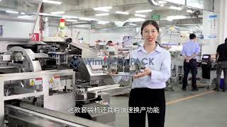 Automatic Bagging machine with premade bag TD 200K baggingmachine breadpackingmachine [upl. by Bihas]