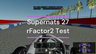 SKUSA SuperNationals 27 Track in rFactor 2 [upl. by Aihsyt172]