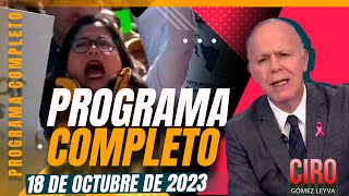 Poder Judicial se va a paro nacional  Ciro Gómez Leyva  Programa Completo 18octubre2023 [upl. by Barnett]