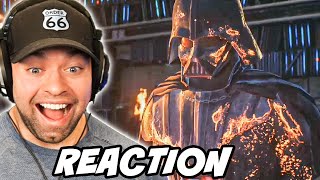 Theory FIGHTS VADER in Jedi Survivor REACTION [upl. by Odidnac]