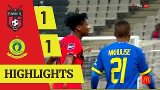 Ts Galaxy vs Mamelodi Sundowns  Dstv premiership league  Highlights [upl. by Eyoj]