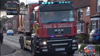 Firefighters From Cheshire Fire And Rescue Service Responded To Commercial Building FireCFRS [upl. by Atsillak977]