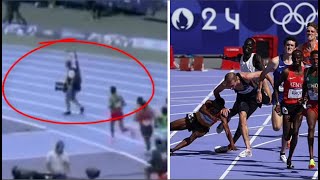 5000m Heats at the Olympics Faced Disruption as a Cameraman Interrupted a Race [upl. by Novanod]