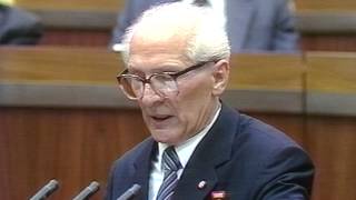 Neonazis in der BRD  Was Honecker 1989 dazu zu sagen hatte [upl. by Leviralc]