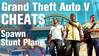 GTA 5 Cheats  Spawn Stunt Plane [upl. by Meikah]