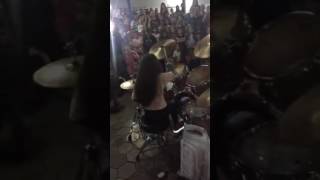 Eduarda Henklein Baterista was live [upl. by Aramot]