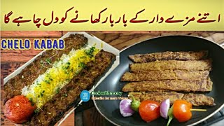 Persian Kabab No oven No BBQ Grill super easy and fast recipe Persian koobideh kebabCheloKabab [upl. by Snodgrass]