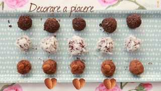 Come preparare i tartufi al cioccolato  videoricette di cioccolatini [upl. by Lainey]