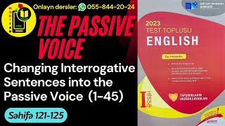 DİM YENİ TEST TOPLUSU 2023 İNGİLİS DİLİ  THE PASSIVE VOICE  Changing Interrogative Sentences 145 [upl. by Enilamme]