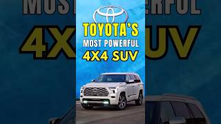 TOYOTA’S MOST POWERFUL 4x4 SUV toyota sequoia suv fortuner endeavour landcruiser cars shorts [upl. by Temirf816]