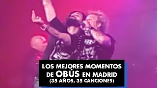 Los mejores momentos de Obús 35 años 35 canciones en Madrid [upl. by Aro369]