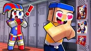 Jeffy Has A CRUSH On POMNI In Minecraft [upl. by Artinahs]