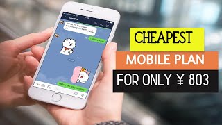 Cheapest DOCOMO and AU Mobile Sim Card Plan for Foreigners  Sim Card in Japan [upl. by Eissel]