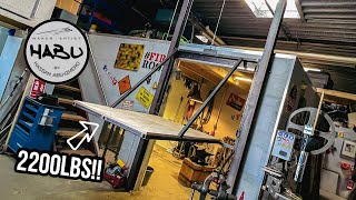 DIY Heavy Duty Shop Lift  I needed something special so I built it by myself [upl. by Bracci]