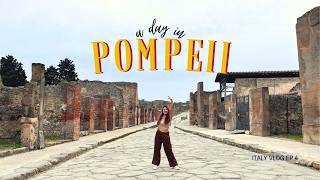 Pompeii Ruins Guide Everything in One Day  Landmarks Cool Houses Bath Paintings  Italy Vlog 🇮🇹 [upl. by Bourgeois]