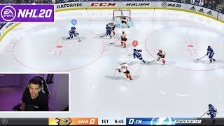 NHL 20 GAMEPLAY FIRST LOOK [upl. by Anyzratak]