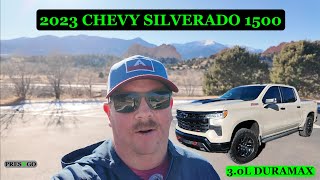 23 CHEVY SILVERADO 1500 TRAIL BOSS 30L DURAMAX with the owner of 1 year [upl. by Alcus204]