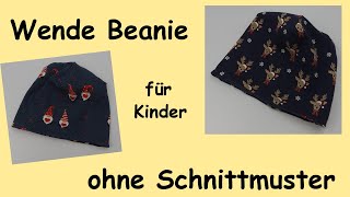 Beanie Mütze für Kinder I so einfach I ohne Schnittmuster I Schritt für Schritt erklärt [upl. by Kreiker]