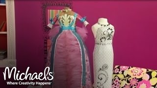 Paper Angel Wall Hanging  Ideas for Papercrafting  Michaels [upl. by Ettenom140]