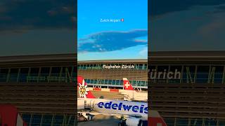 Zurich International Airport Switzerland 🇨🇭 shortsfeed travel switzeland flughafenzürich [upl. by Plunkett]