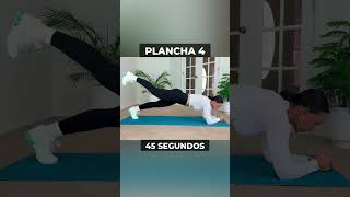 ¡RETO 6 PLANCHAS para ABDOMEN PLANO ejercicios tips fitness gym abs fit fitnessmotivation [upl. by Marba579]