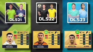 DLS23 VS DLS22 VS DLS21 PLAYERS RATTINGS  DREAM LEAUGE SOCER  DLS PLAYERS RATTING UPGRADE [upl. by Ruphina]