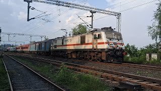 12051 Mumbai CSMTMadgaon Junction Janshatabdi Express Skipping Karmali Railway Station Goa [upl. by Ubana]