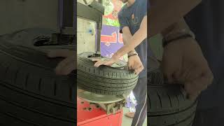 Habilead 🥰❤️💯tyre fittingtyre worknew tyreCar tyreservicenewYouTube [upl. by Cristal670]