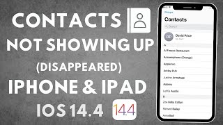 Contacts Not Showing in New iPhone  How to Get Back Contacts from Android to iPhone [upl. by Aeli]