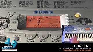 Yamaha PSR275 Keyboard  100 Accompaniment Styles Part 12 [upl. by Anaimad603]