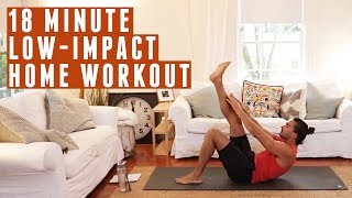 18 Minute Low Impact Home Workout  The Body Coach [upl. by Nosreh]