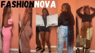 FashionNova tryon haul  new essential pieces to add to your wardrobe✨ [upl. by Winikka]