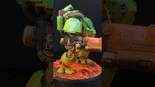 Salamanders Redemptor Dreadnaught by XtrusionPrintsplus warhammer40k elegoo salamanders [upl. by Rehportsirhc]