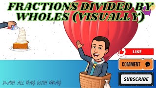 Fractions Divided by Wholes Visuals [upl. by Uamak]