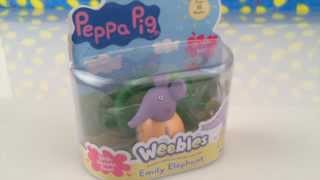 Peppa Pig Weebles Emily Elephant unboxed [upl. by Hannon]