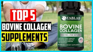 Top 5 Best Bovine Collagen Supplements in 2024 [upl. by Ahsimit152]