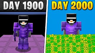 I Survived 2000 Days in HARDCORE Minecraft [upl. by Suravat]