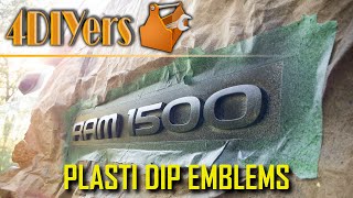 How to Plasti Dip Emblems with Glossifier [upl. by Yemac]