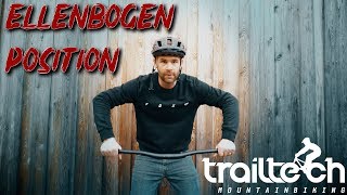 TRAILTECH Mountainbiking Harz  Fahrtechnik SHORTS  Ellenbogen Position [upl. by Tucker]