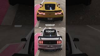 Z06 vs GT500 chevy mustang corvette ford [upl. by Eleynad292]